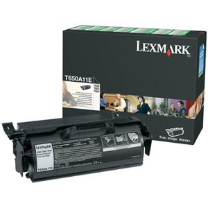 Lexmark 0t650a11e Lasertoner, Sort, 7000s