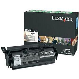 Lexmark 0t650h11e Lasertoner, Sort, 25000s