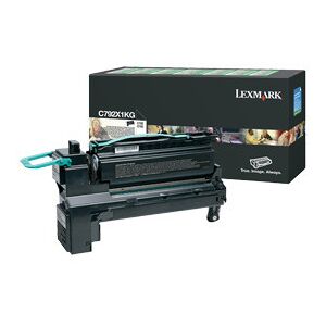 Lexmark C792x1kg Lasertoner, Sort, 20000s