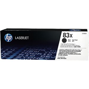 HP No 83x Cf283x Lasertoner, Sort, 2200 S.