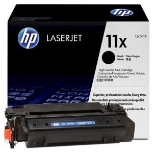 HP No 11x Q6511x Lasertoner, Sort, 12000s