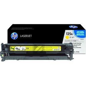 HP No 125a Cb542a Lasertoner, Gul, 1400s