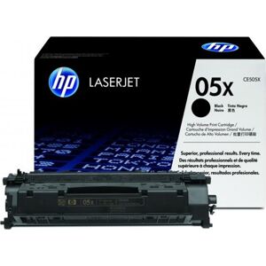 HP Ce505x Lasertoner, Sort, 6500s