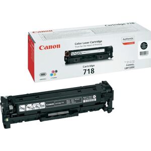 Canon Nr.718bk/2662b002aa Lasertoner, Sort, 3400s