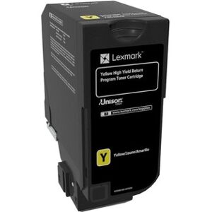 Lexmark 74c2hy0, Lasertoner, Gul, 12.000s