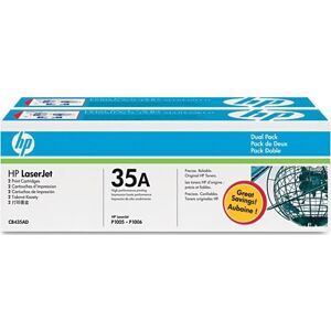 HP No 35a Cb435ad Lasertoner, Sort, 1500s, 2pk