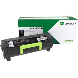 Lexmark 51b2000 Sort Tonerkassette, 2500 Sider