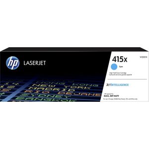 HP Color Laserjet 415x Lasertoner, Cyan, 6.000 S.