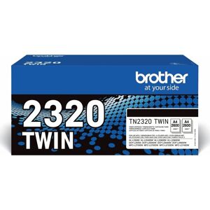 Brother Tn2320twin Lasertoner, Sampak