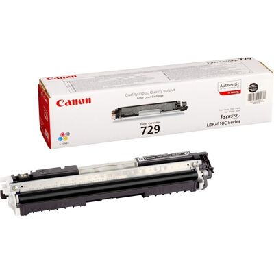 Canon Crg729/4370b002 Lasertoner, Sort, 1200s Canon Crg729/4370b002 Lasertoner, Sort, 1200s