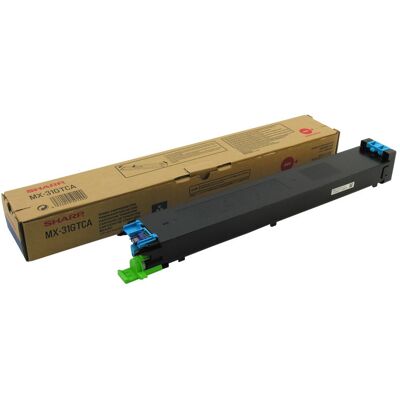 Sharp Mx31gtca Lasertoner, Blå, 15000s Sharp Mx31gtca Lasertoner, Blå, 15000s