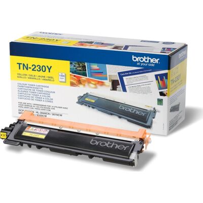 Brother Tn230y Lasertoner, Gul, 1400s Brother Tn230y Lasertoner, Gul, 1400s