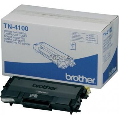Brother Tn4100 Lasertoner, Sort, 7500s Brother Tn4100 Lasertoner, Sort, 7500s