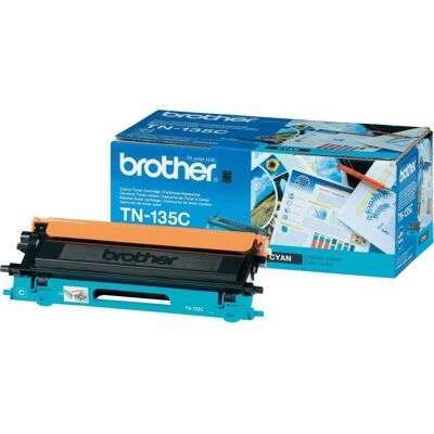 Brother Tn135c Lasertoner, Blå, 4000s Brother Tn135c Lasertoner, Blå, 4000s