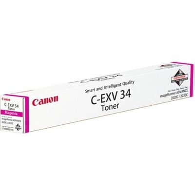 Canon C-Exv 34 Lasertoner, Rød,19000s Canon C-Exv 34 Lasertoner, Rød,19000s