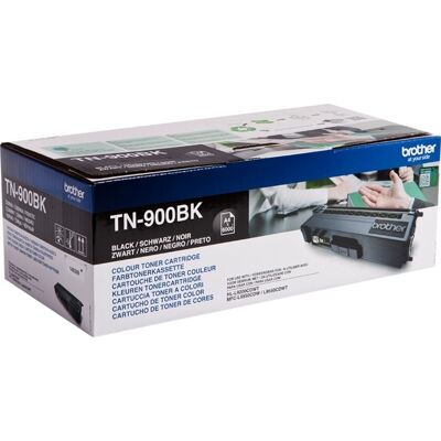 Brother Tn900bk Lasertoner, Sort, 6000s, Twin-Pack Brother Tn900bk Lasertoner, Sort, 6000s, Twin-Pack
