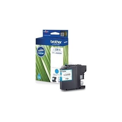 Brother Lc22ec Lasertoner, Cyan Brother Lc22ec Lasertoner, Cyan