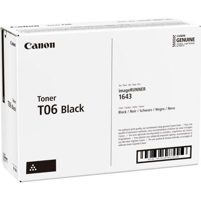 Canon T06 Lasertoner, 20.500 Sider, Sort Canon T06 Lasertoner, 20.500 Sider, Sort