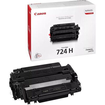 Canon Nr.724h/3482b002aa Lasertoner, Sort, 12500s Canon Nr.724h/3482b002aa Lasertoner, Sort, 12500s
