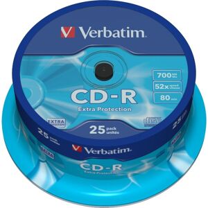 Verbatim Cd-R 700mb/80min Spindel, 25stk