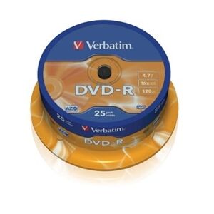 Verbatim Dvd-R 16x 4,7gb Spindel, 25 Stk