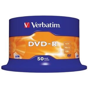 Verbatim Dvd-R 16x 4,7gb Spindel, 50 Stk