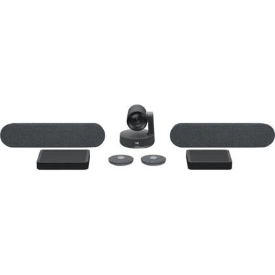 Logitech Rally Plus Videokonferencepakke, Sort Logitech Rally Plus Videokonferencepakke, Sort