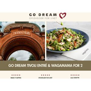 Go Dream Oplevelsesgave - Tivoli Entre & Wagamama For 2