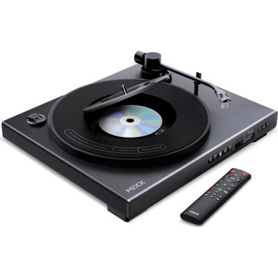Mixx Vinyl- Og Cd-Afspiller, Analog Plus - Sort Mixx Vinyl- Og Cd-Afspiller, Analog Plus - Sort