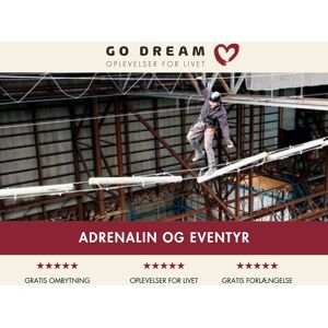 Go Dream Oplevelsesgave - Adrenalin Og Eventyr