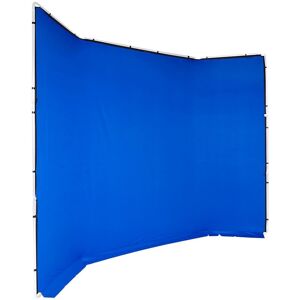 Manfrotto Background Cover Chroma Key, 4x2.9m, Blå