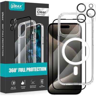 Vmax 3-I-1 Beskyttelse Til Iphone 14 Pro Max Vmax 3-I-1 Beskyttelse Til Iphone 14 Pro Max