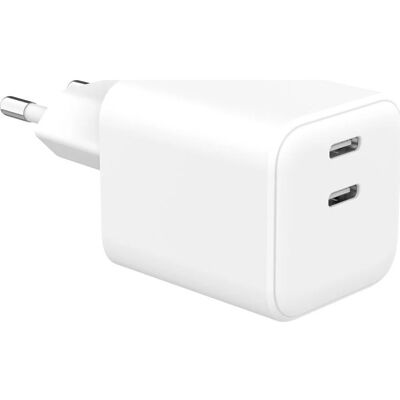 Gear - 665149 - Hvid - 2x USB-C - charger Gear - 665149 - Hvid - 2x USB-C - charger