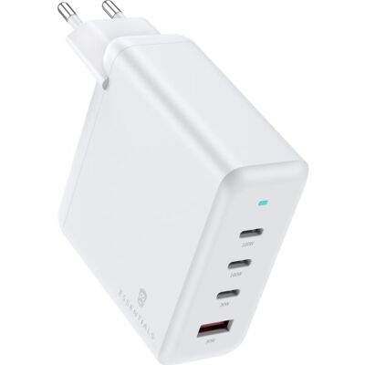 Essentials Upström Ëssentials 100w Gan, Usb-A & Usb-C Oplader Essentials Upström Ëssentials 100w Gan, Usb-A & Usb-C Oplader