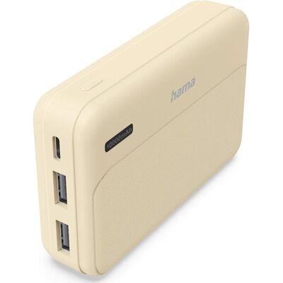 Hama Powerbank 10000 Mah - Sand Hama Powerbank 10000 Mah - Sand