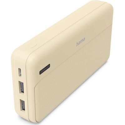 Hama Powerbank 20000 Mah - Sand Hama Powerbank 20000 Mah - Sand