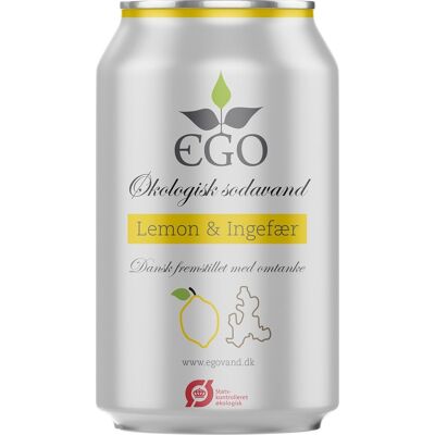 Ego Økologisk Sodavand Lemon/ingefær 33 Cl Ego Økologisk Sodavand Lemon/ingefær 33 Cl