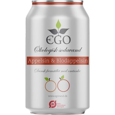 Ego Økologisk Sodavand Appelsin/blodappelsin 33 Cl Ego Økologisk Sodavand Appelsin/blodappelsin 33 Cl