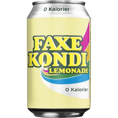 Faxe Kondi Lemonade 0 Kalorier 33 Cl Faxe Kondi Lemonade 0 Kalorier 33 Cl