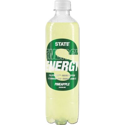 State Sparkling Energidrik Pineapple, 0,5 L State Sparkling Energidrik Pineapple, 0,5 L