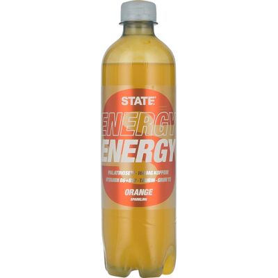 State Sparkling Energidrik Orange, 0,5 L State Sparkling Energidrik Orange, 0,5 L