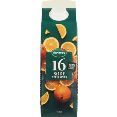 Rynkeby 16 Søde Appelsiner 1 L Rynkeby 16 Søde Appelsiner 1 L