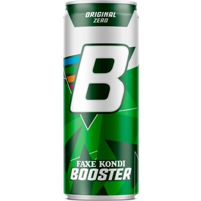 Faxe Kondi Booster 0 Kalorier 33 Cl Faxe Kondi Booster 0 Kalorier 33 Cl