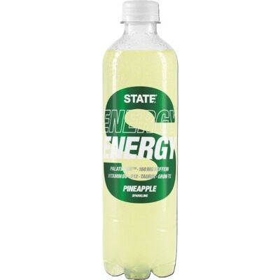 State Sparkling Energidrik Pineapple, 0,5 L State Sparkling Energidrik Pineapple, 0,5 L