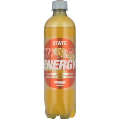 State Sparkling Energidrik Orange, 0,5 L State Sparkling Energidrik Orange, 0,5 L