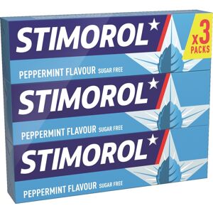 Stimorol Peppermint Tyggegummi, 3 Pakker