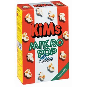 Kims Mikropopcorn, 3 Pakker