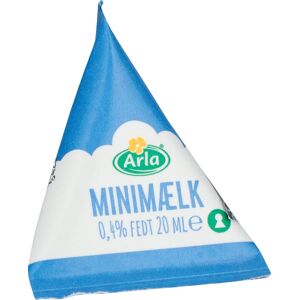 Arla - Minimælk 20ml - 0,5% - 100x20ml - Kaffemælk Arla - Minimælk 20ml - 0,5% - 100x20ml - Kaffemælk