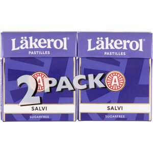 Läkerol Salvi, 2 Pakker Á 25 G Läkerol Salvi, 2 Pakker Á 25 G