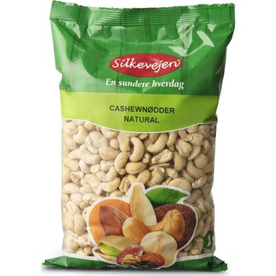 Silkevejen Cashew Nødder Natural, 1 Kg Silkevejen Cashew Nødder Natural, 1 Kg
